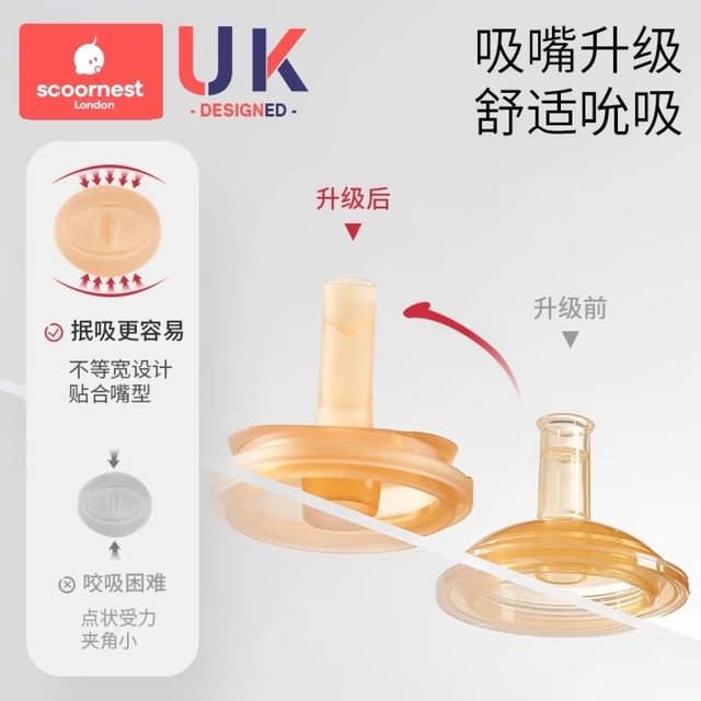 Kobo Nest Infant and Toddlers Study Cup Children PPSU Water Cup Xiaoying Babies Duck Both Music Cup Out of Ha Bottle Straw Cup
