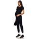 Beyond Yoga Featherweight One / Only Maternity Tee Black y2k