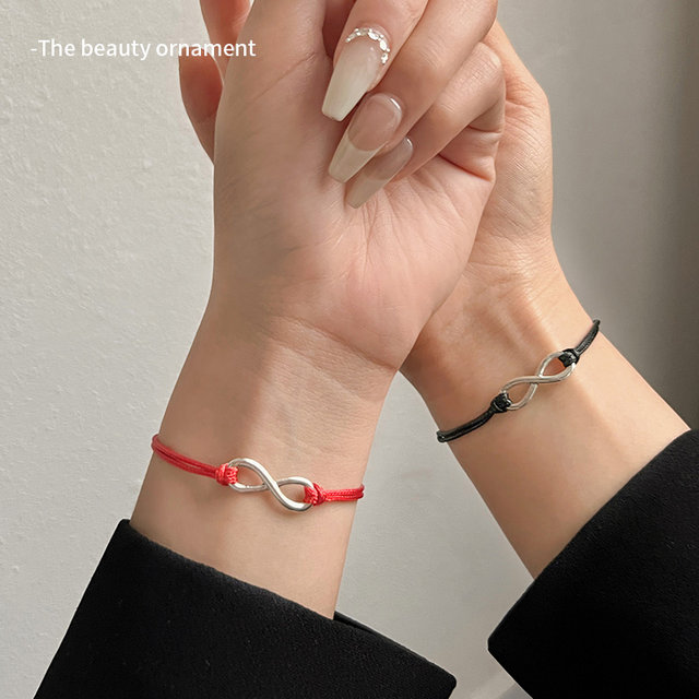 Tan Jianci's same Mobius Ring Bracelet 2025 new style couples best friend gives boyfriend and girlfriend 520 bracelet