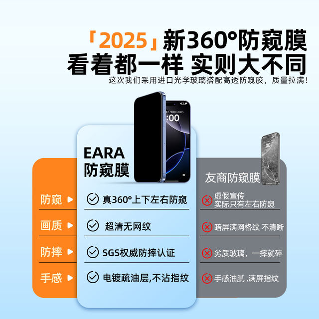 Applicable to Apple 17/16 promax anti-peeping tempered film iPhone 15/13 anti-peeping 14 Pro mobile phone film 12 full screen cover 11 anti-fall screen Plus film pm