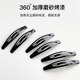 Black hair clip female forehead side bangs hair clip back head tidy artifact fixing one-line bb clip headdress
