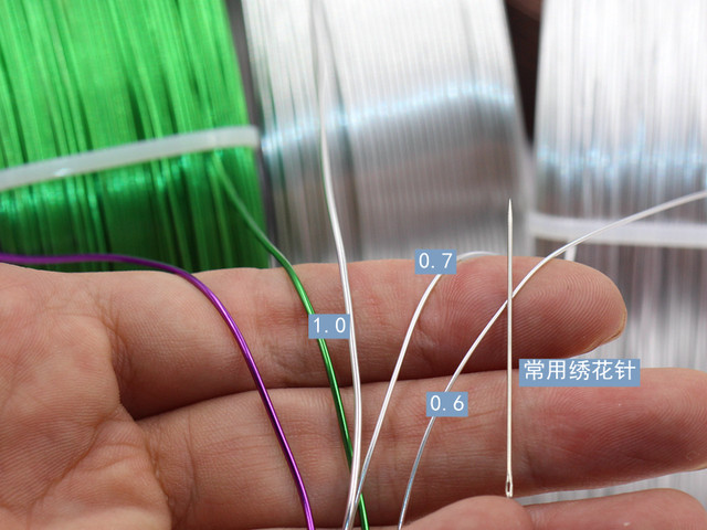 1mm round aluminum wire thin soft wire 0.6/0.7diy student handmade materials to make money and happiness tree ornaments