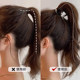 Sports fixed artifact high ponytail grabber female back head hairpin hairpin hairpin half hair shark clip hair accessory