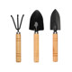 Planting flower tool garden art shovel digging home planting vegetable pine flower shovel pot plants planting three pieces of small shovel
