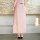 Jason Wen's retro straight skirt for women 2025 spring new high-waisted temperament slim commuter hip-packing skirt
