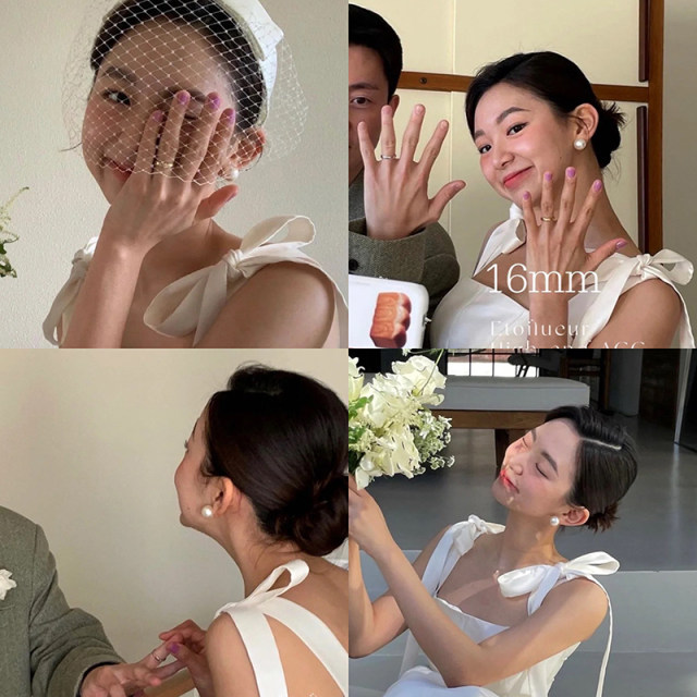 Steamed bun large pearl earrings for women 2025 new hot style high-end autumn and winter earrings light luxury non-pierced ear clip earrings