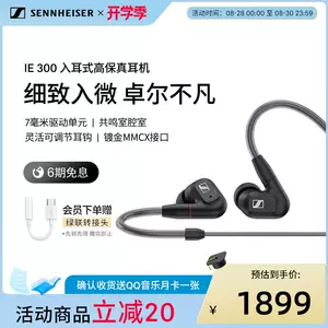 SENNHEISER/森海塞尔IE 300入耳式高保真HIFI音乐耳机旗舰店官网-Taobao