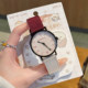 Ancora red couple watch for female students, middle and high school girls, ins style, niche girls who only watch the time and have good looks