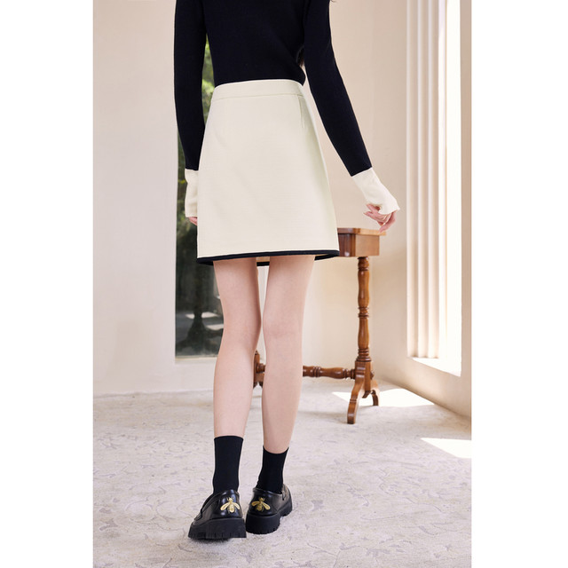 Qiushui Yiren's classic small fragrant hip-pack skirt 2025 spring and autumn new women's versatile small skirt
