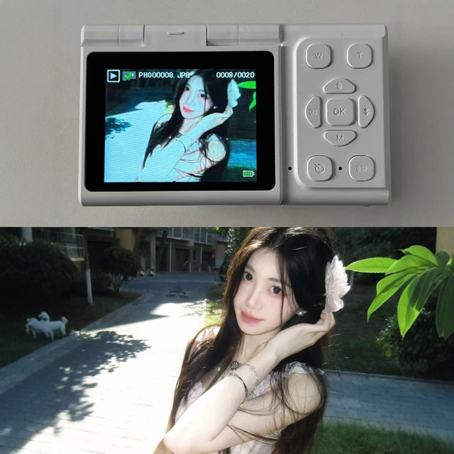 Student Party Digital Camera HD Pixel Retro Campus Girl Flip Screen Camera