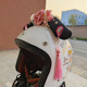 Empress Flag Helmet Decoration Gege Gadgets Plush Ears Ski Helmet Children's Balance Motorcycle Motorcycle Accessories
