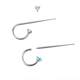 316L lip nail tongue nail ear bone nail guide needle external thread internal thread newbies various models auxiliary guide rods
