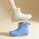 New water shoes, comfortable, fashionable and versatile, short-cut, low-cut, stylish rain boots, casual rain boots, warm, non-slip, waterproof rubber shoes