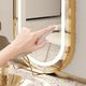 Barber shop mirror Internet celebrity beauty salon mirror trendy wall-mounted LED touch mirror hair salon special hair cutting mirror