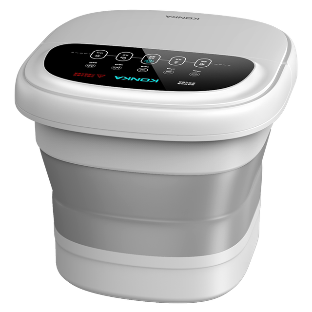 Konka folded the hot bubble barrel portable full -automatic constant temperature foot bath household electric massage foot basin
