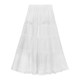
White lace skirt for women in summer seaside vacation large size cake skirt design feeling covering belly and making a slim A-line puffy skirt