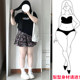 
Korean floral skirt for women in summer large size high waist A-line fluffy skirt for ruffled edges covering hips to make them look slim cake skirt