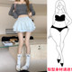
Ballet style white skirt for women in summer large size design high waist slim sweet and spicy A-line cake fluffy skirt