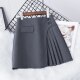 
Asymmetric pleated skirt high-end suit skirt skirt for women in summer 2025 new A-line skirt small short skirt