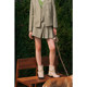 Shi Fanli Academy style pleated skirt 2023 Autumn new half skirt female 3E8341371