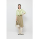 Shi Fan Lizhong Mid -length skirt 2024 autumn new design sense is thin and beautiful beautiful umbrella skirt 3F2140011
