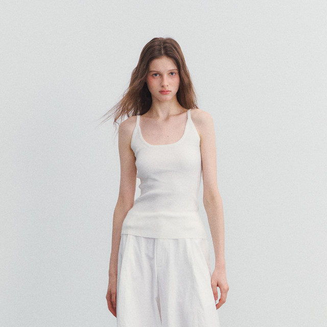 SPEAR YOUTH 'Long Live Comfort' Basic Lazy Sweater Vest High-Elastic Waist Covering the Secondary Breast Strap