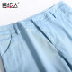 Combed cotton white cropped pants for women in spring and summer new slim versatile straight pants casual thin cropped women's pants