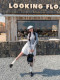 72VSICE Academy style design knitted cardigan for women's spring high-waisted short skirt A-line skirt two versatile
