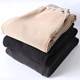 New autumn and winter plus velvet trousers for middle-aged and elderly women's grandmother wears high waist pants for mother wears elastic waist casual pants