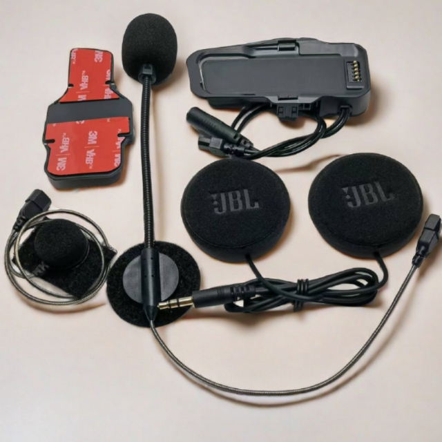 CARDO second generation EDGE PRO upgraded magnetic base custom version headphone unit soft wheat hard wheat accessories set