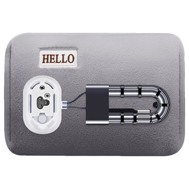 Hot water bag rechargeable explosion-proof hot water bag warms baby electric warmer genuine hand warmer electric heater hot compress quilt foot warmer artifact plush cute female belly warmer