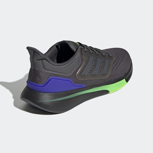 Adidas/Adidas official genuine EQ21 RUN men and women cushioning breathable sports running shoes H00515