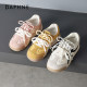 Daphne Anne's height-increasing Ganban shoes for women 2025 new autumn and winter plus velvet casual sports pink moral training shoes for women