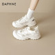 Daphne thin breathable white shoes summer women's shoes 2025 new mesh casual daddy thick sole sports sandals