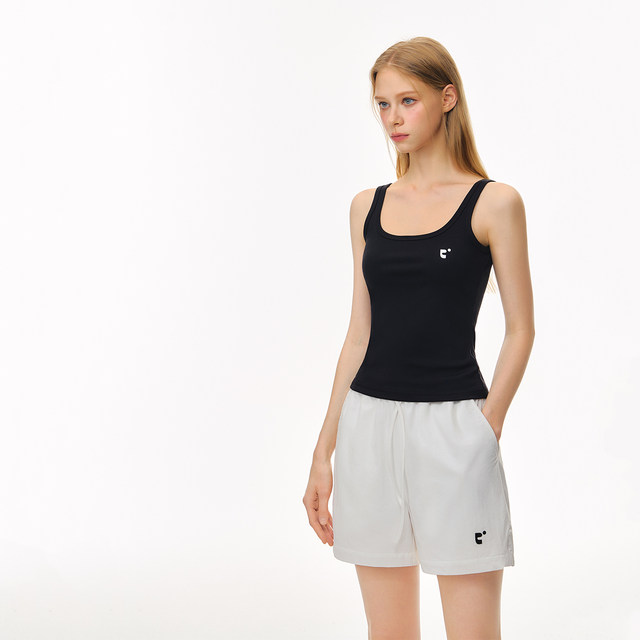 CLIMAX VISION ribbed texture soft and slim U-neck sports vest inner bottom for women