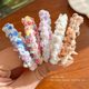 Colorful dot plush hair band for women, high elastic hair tie, rubber band headband, does not hurt hair, durable children's hair band headwear