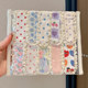 Children's Velcro stickers for girls, cute forehead, bangs stickers that won't hurt hair, baby girl's hair-breaking tool on the back of her head, post