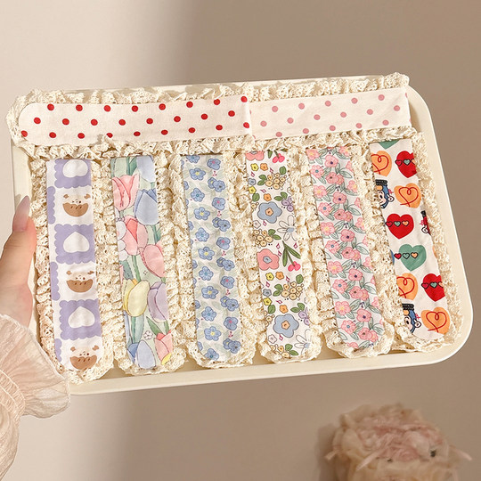 Children's widened Velcro hair sticker hair card baby hairpin without hurting hair bangs sticker broken hair artifact girls' headband headdress