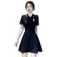 French slim, fashionable and age-reducing temperament dress 2025 summer new style small waist women's skirt