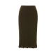 LANCY/Langzi 2024 autumn new knitted straight mid-length high-waisted skirt high-end elegant commuter skirt
