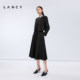 LANCY/Langzi 2025 Spring New High-end High-waist A-line Slim Mid-Long Umbrella Skirt Versatile Commuter Skirt
