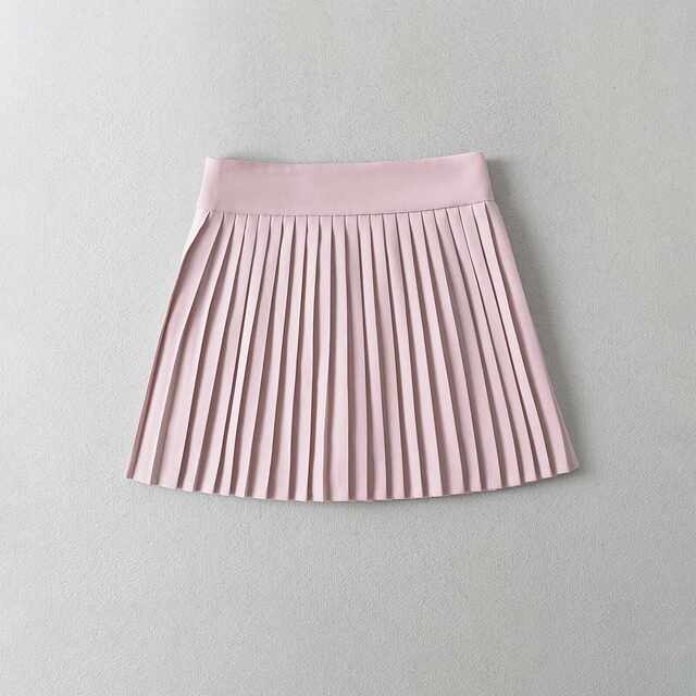 Exposing long legs, sweet, cover hips, pure desire, high waist, slimming organ pleated skirt, sports tennis skirt, quick-drying, anti-exposure skirt