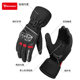 Autumn and winter carbon fiber motorcycle riding gloves genuine leather plus velvet warm motorcycle windproof and cold waterproof knight equipment