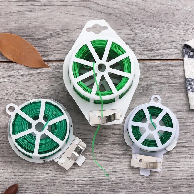 Gardening multi-functional tie wire ties wrap plastic wire wire rose climbing plant fixing rope flower bundling support