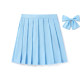 Japanese COS women's school uniform pleated skirt spring and autumn uniform short skirt women's high waist college style skirt commuting pure color