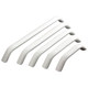 White cabinet door handle modern simple aluminum alloy light exposed cabinet drawer cabinet wardrobe door handle handle