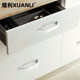 White cabinet door handle modern simple aluminum alloy light exposed cabinet drawer cabinet wardrobe door handle handle