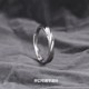 Mobius ring ring men's light luxury high-end single index ring women's niche design simple and adjustable