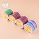 Section dyed colored 72 jade line 30 meters gradient colored colorful section dyed hand-woven thread rainbow braided rope colored rope
