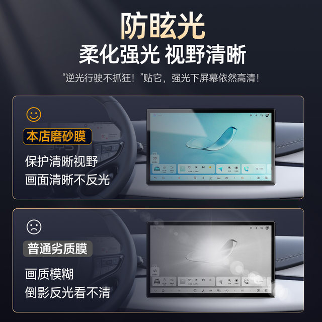 Suitable for BYD Seal 06 Travel Version Central Control Screen Film DMI Tempered Film Accessories Car Decoration Supplies